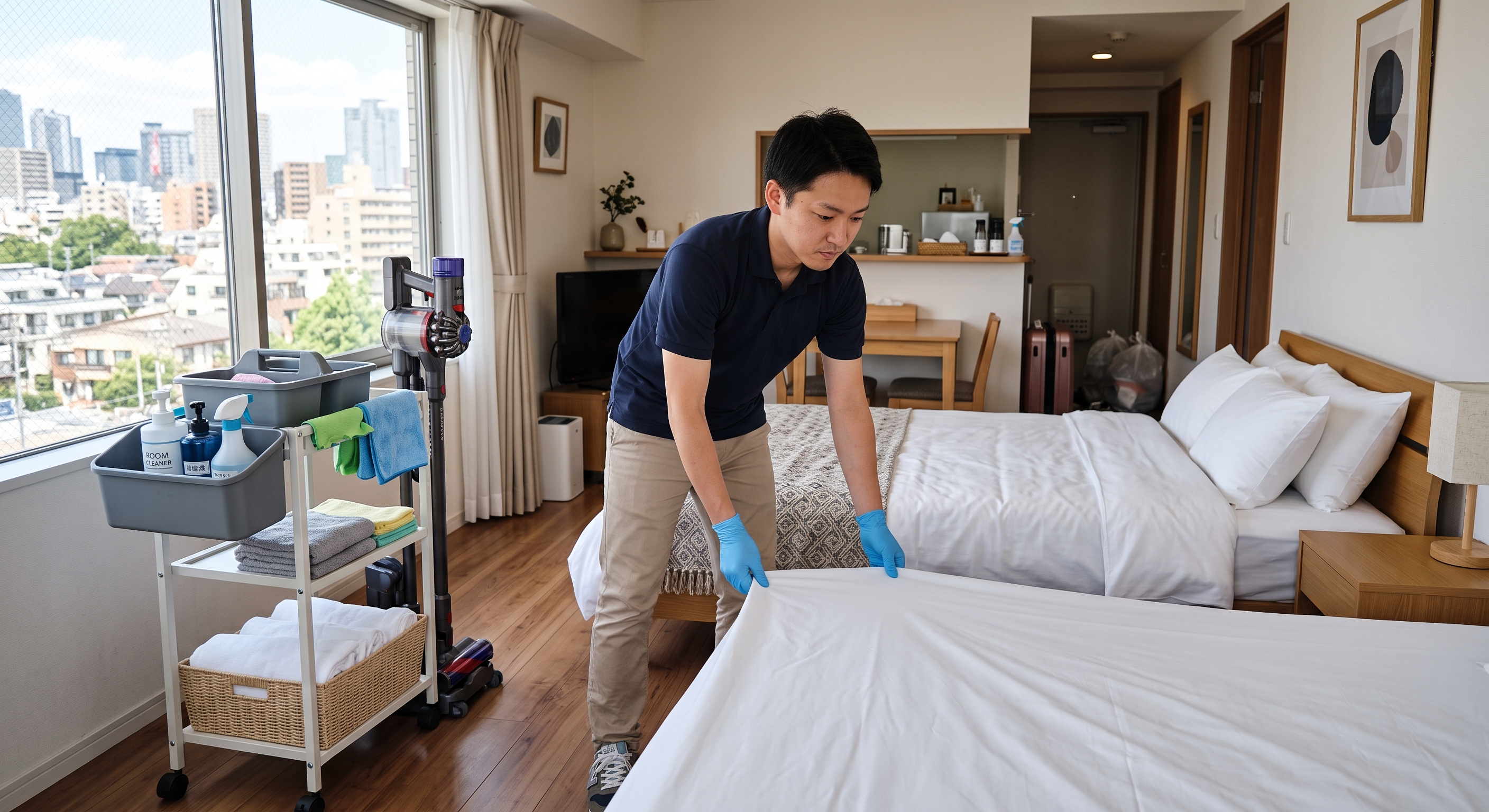 民泊運営代行：民泊の立ち上げから日々の運営までおまかせ
