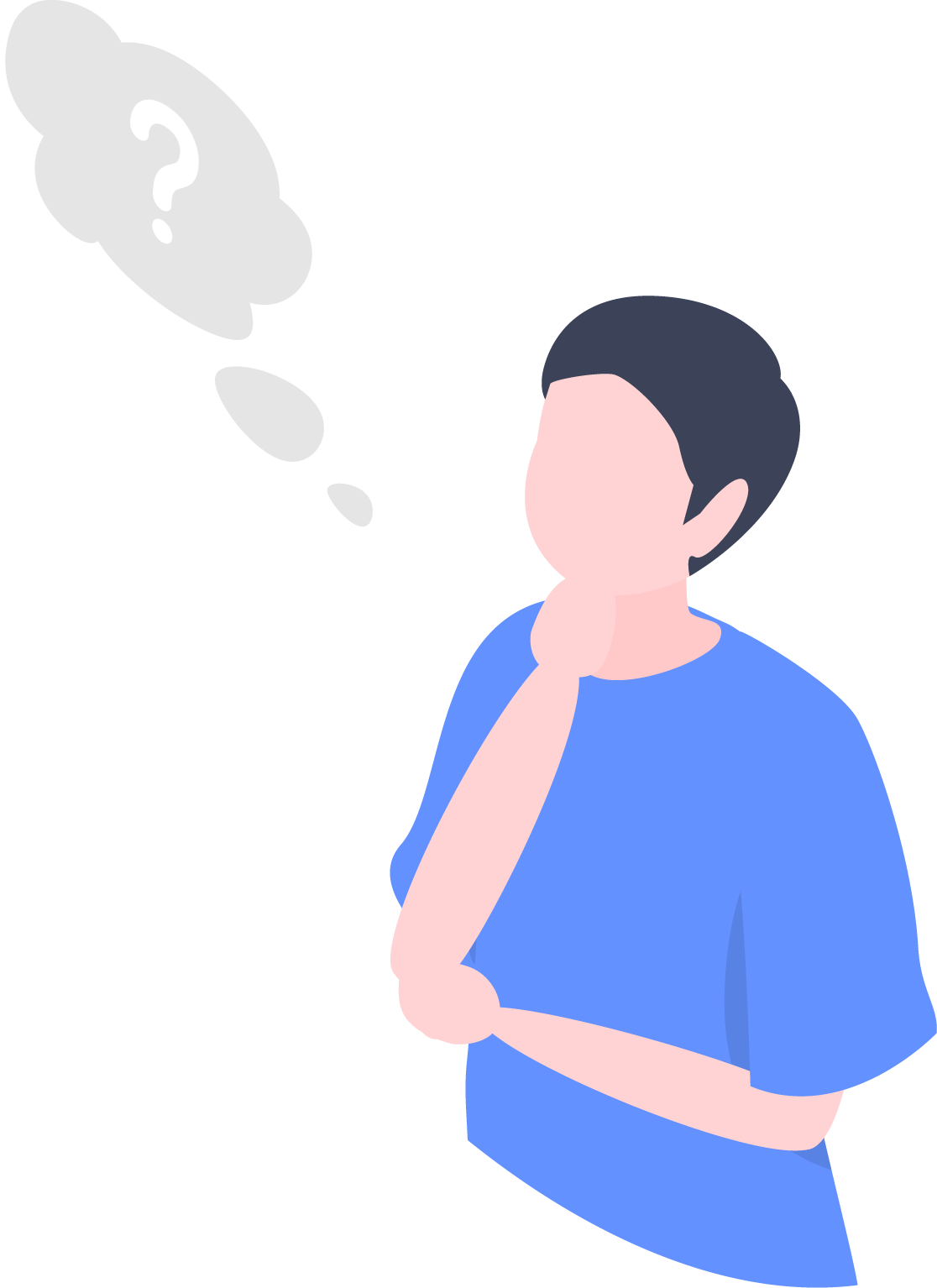 開業について考える人物のイラスト