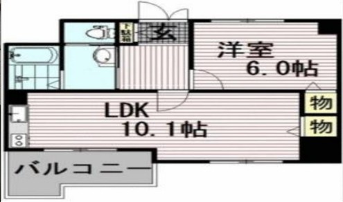 江戸川区北小岩マンション6階