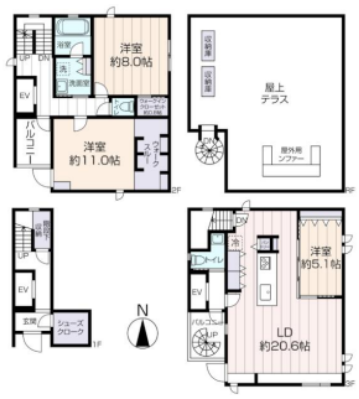 渋谷区神宮前戸建