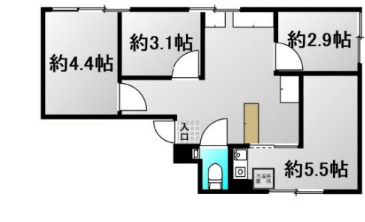 葛飾区立石ビル3階
