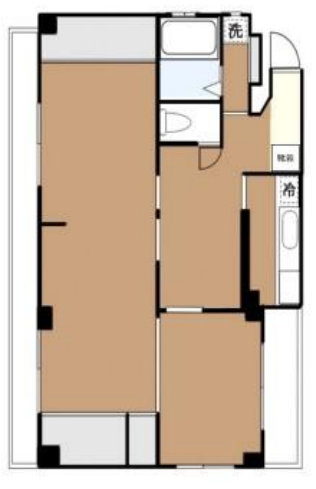 板橋区大山東町マンション2階