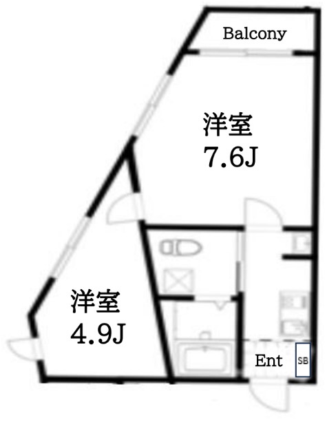 豊島区西巣鴨マンション3階