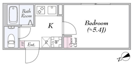 葛飾区堀切アパート1階
