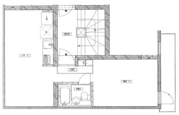 目黒区三田マンション3階