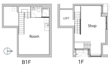 目黒区青葉台マンション 1階＋地下1階②