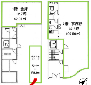 墨田区向島ビル1・2階