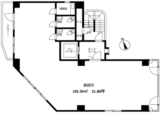 新宿区市ヶ谷柳町ビル 8階