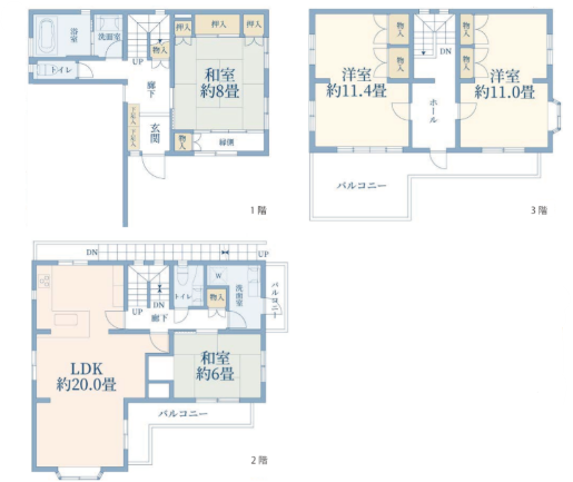 豊島区高松店舗1~3階