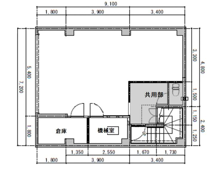 新宿区西新宿ホテル地下1階