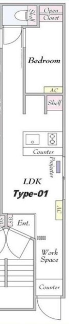 荒川区西日暮里マンション2階