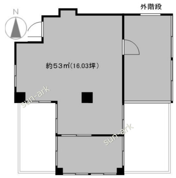 新宿区早稲田鶴巻町ビル2階