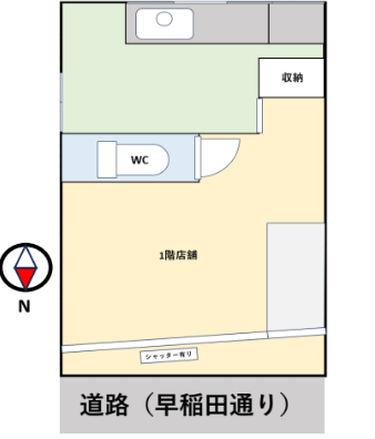 杉並区高円寺北店舗1階
