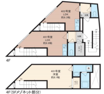 渋谷区代々木ビル 4階①