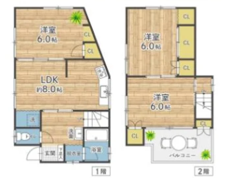 兵庫県淡路市岩屋戸建