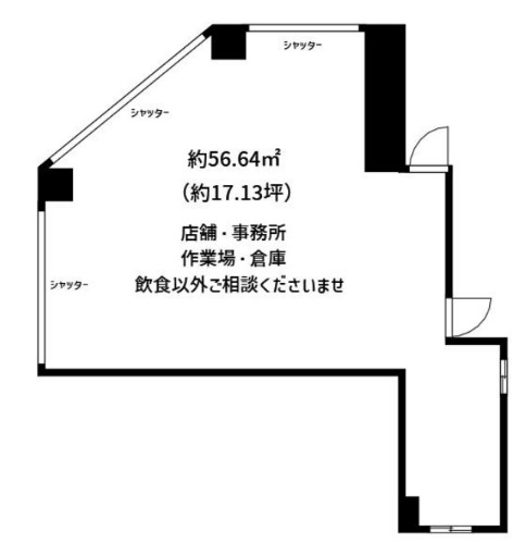 北区東田端マンション1階