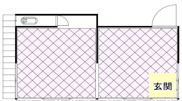 大田区蒲田アパート1階