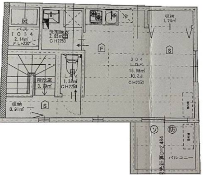 品川区北品川マンション 3階