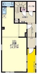 墨田区錦糸マンション 1階