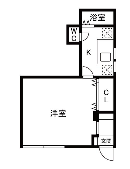 荒川区西尾久アパート1階