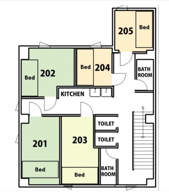 新宿区戸山マンション2階