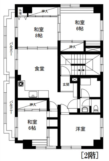 荒川区東日暮里大楼2层