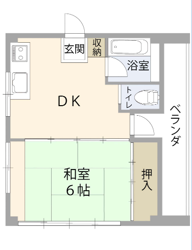 葛飾区奥戸アパート3階
