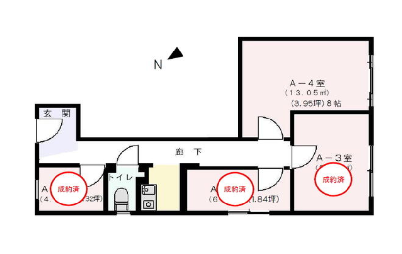 豊島区南池袋貸事務所1階