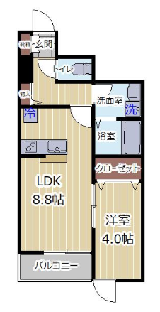 仙台市太白区アパート1階