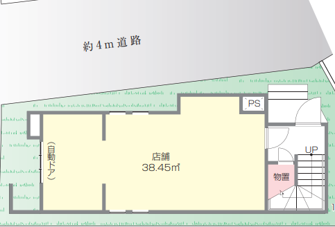 中野区白鷺店舗1階