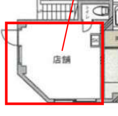 葛飾区亀有店铺1层