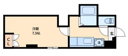 豊島区公寓1层
