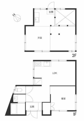中野区独栋住宅1-2层