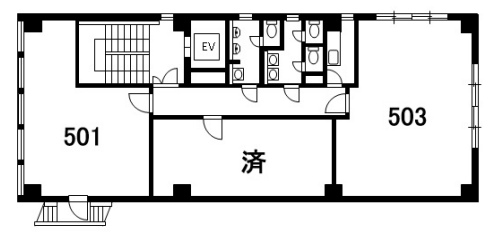 中央区ビル5階