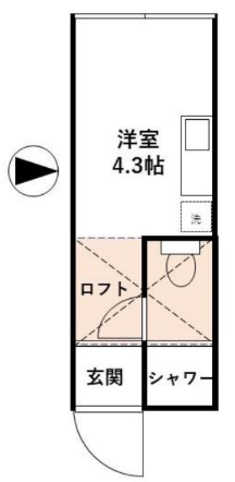 新宿区アパート2階