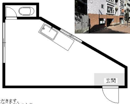 新宿区マンション1階