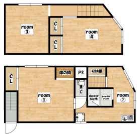 大阪市中央区マンション 2階・3階