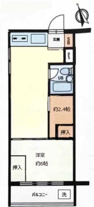 新宿区大久保マンション2階