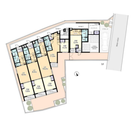 港区白金台貸事務所　3階